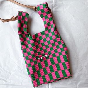 Lastframe small ICHIMATSU MARKET BAG W/LEATHER STRAP